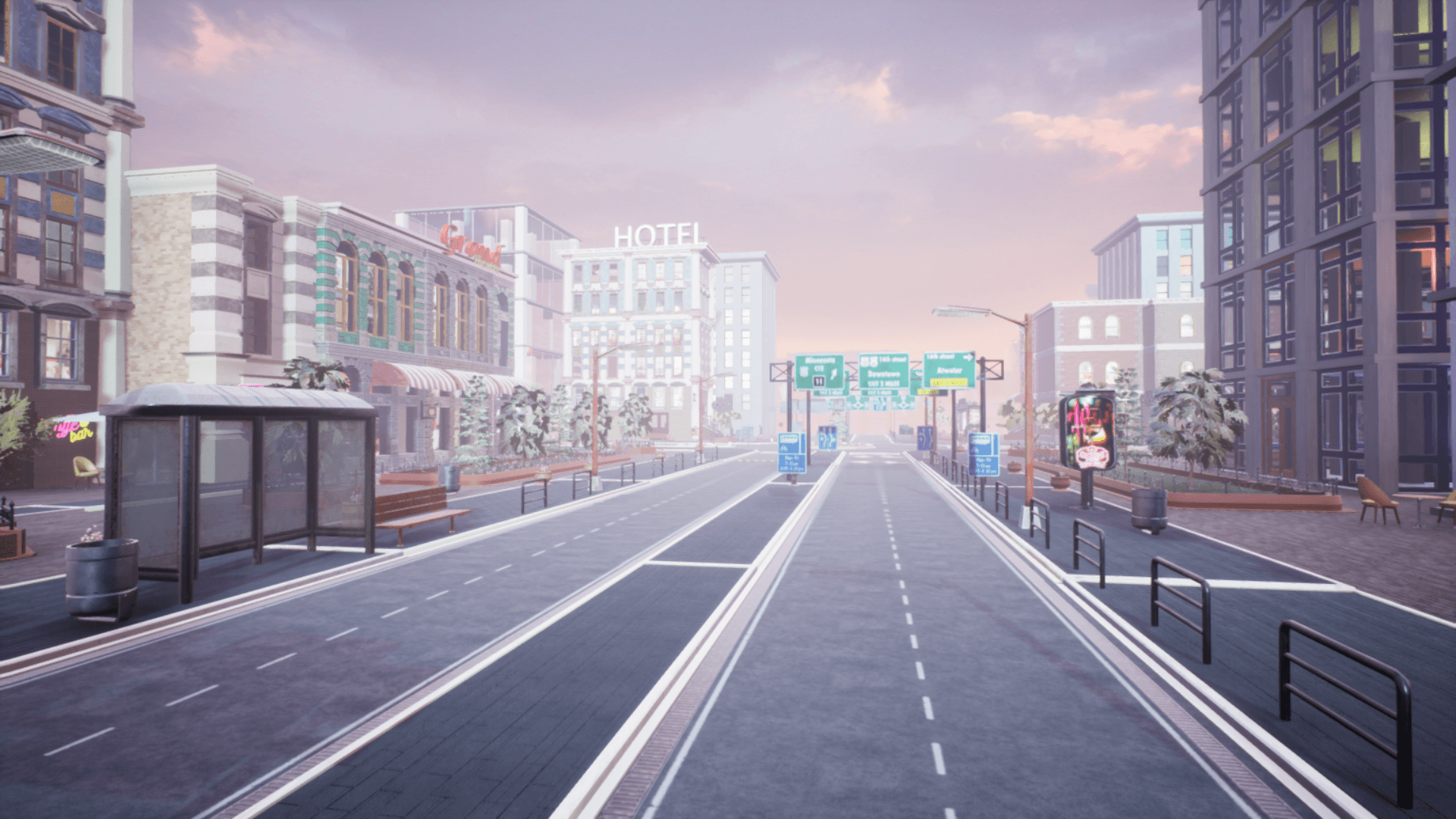 High Quality 3D Models and Game Assets An image showing City Creator asset pack, created with Unreal Engine.