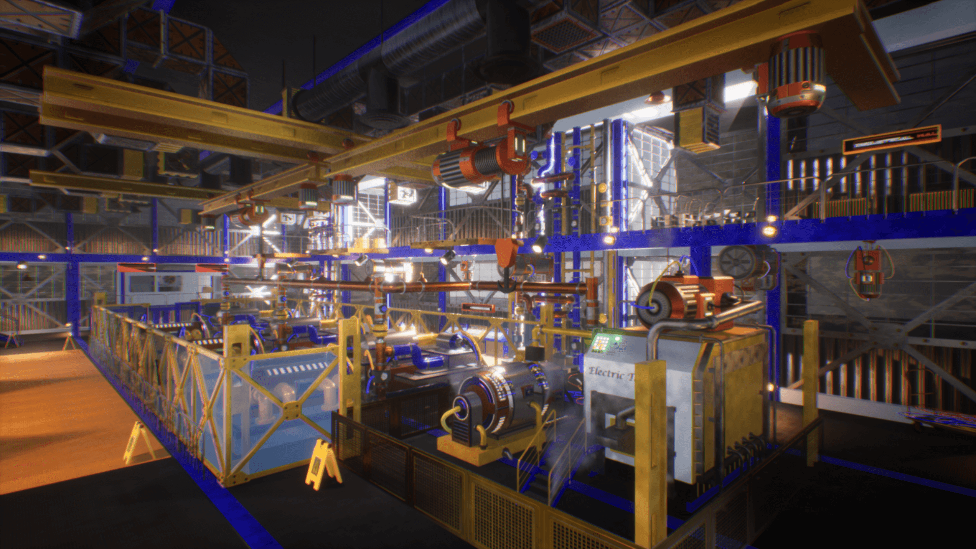 High Quality 3D Models and Game Assets An image showing Industrial Hall asset pack, created with Unreal Engine.