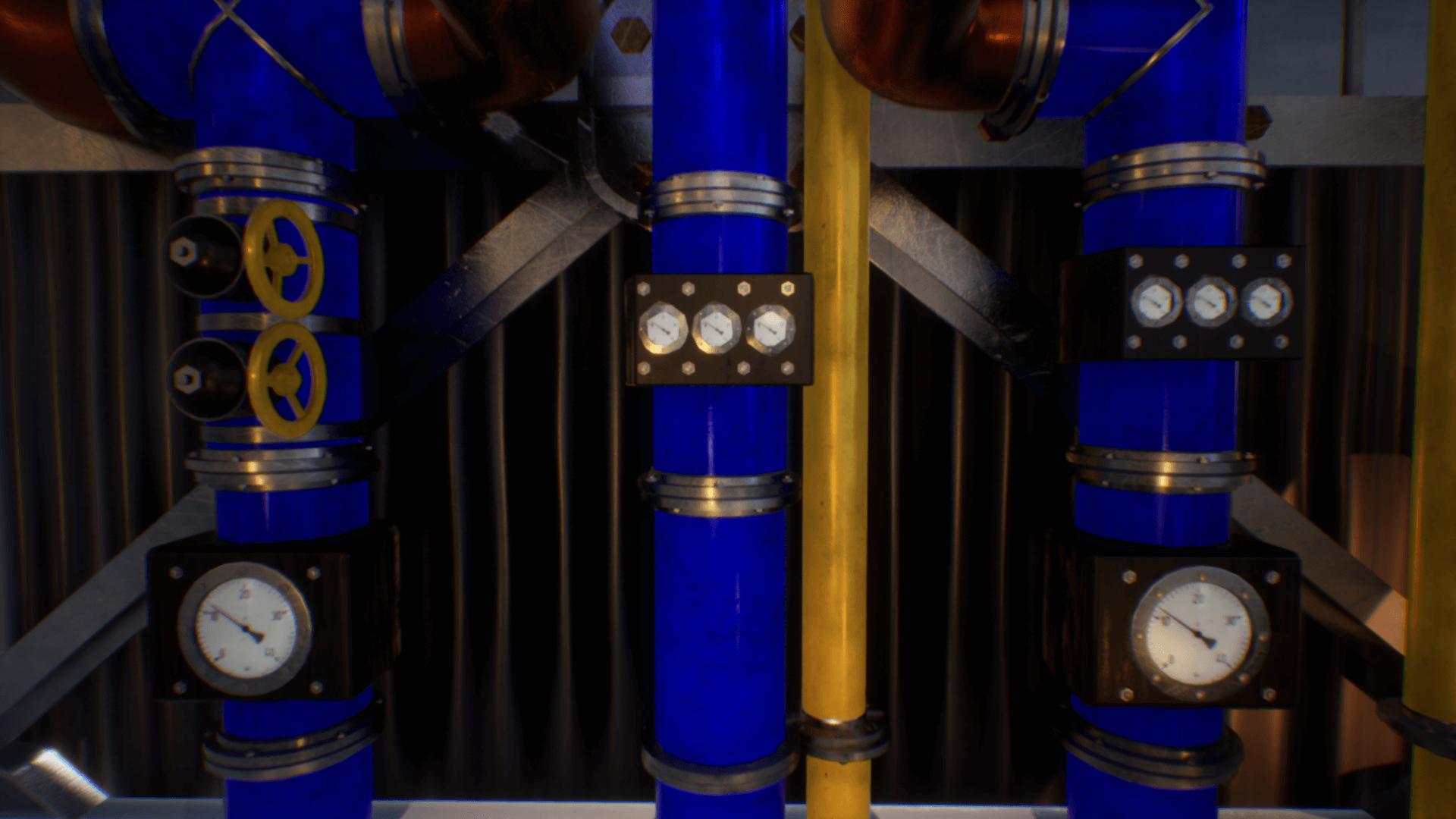 High Quality 3D Models and Game Assets An image showing Pipes Collection asset pack, created with Unreal Engine.