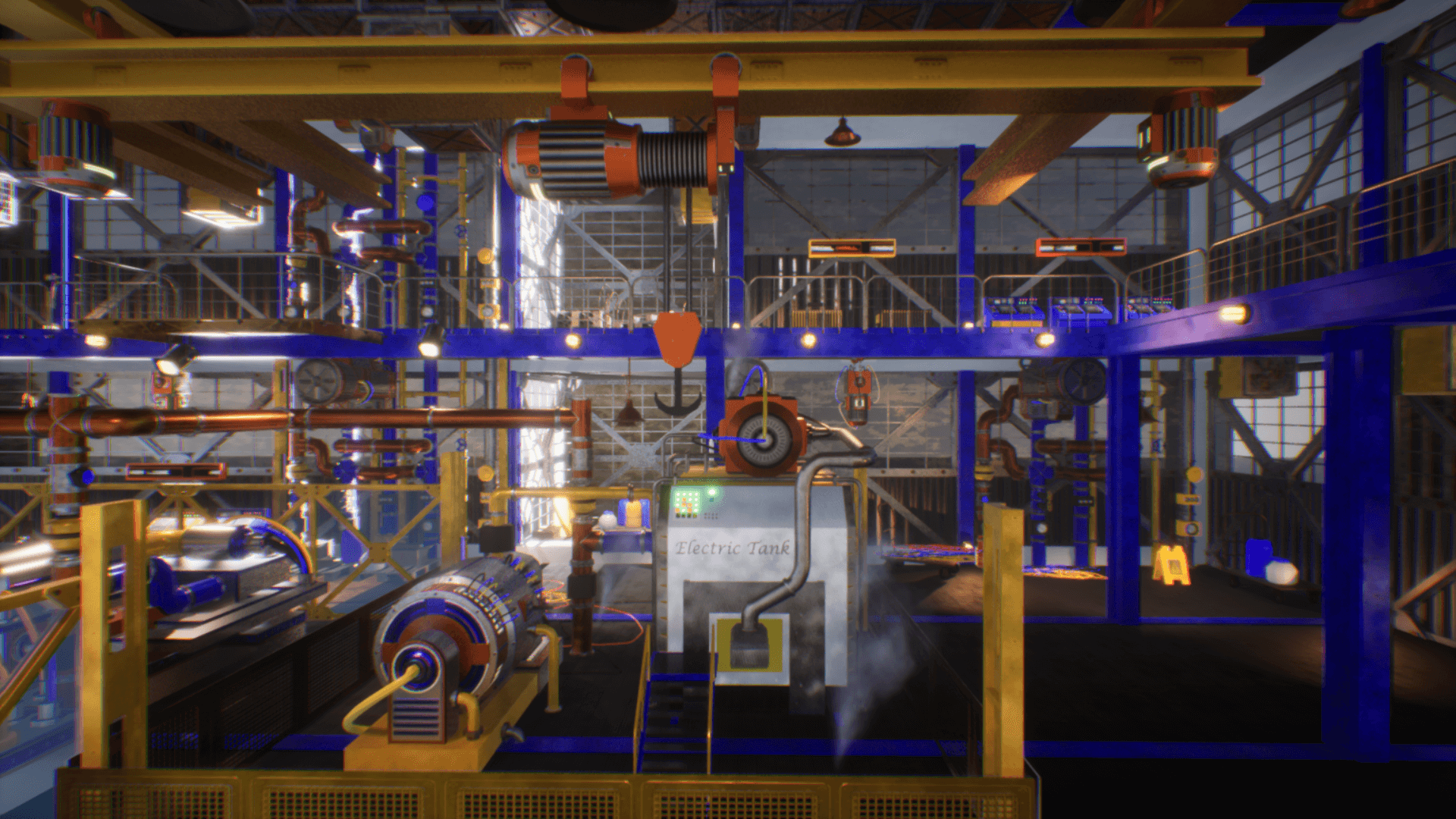 High Quality 3D Models and Game Assets An image showing Industrial Hall asset pack, created with Unreal Engine.