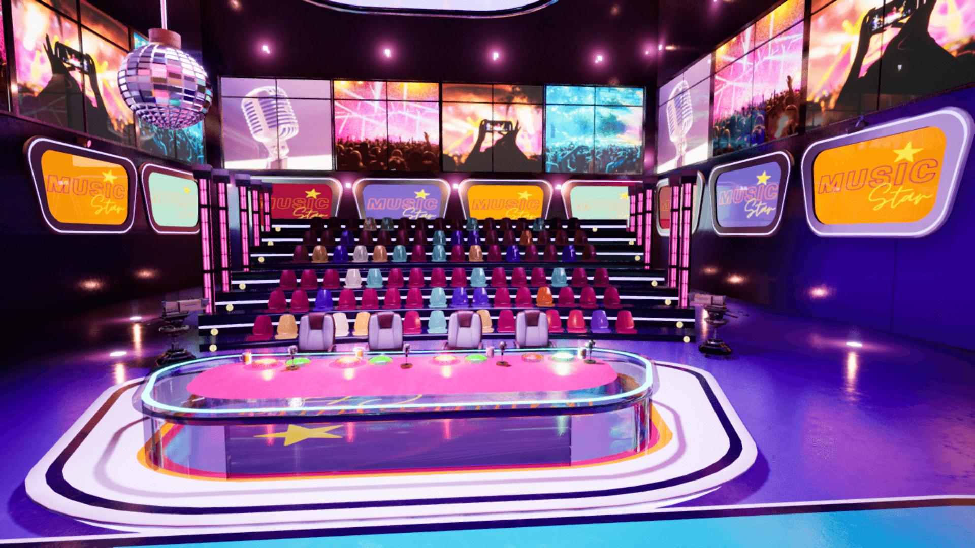 High Quality 3D Models and Game Assets An image showing Music Star Studio asset pack, created with Unreal Engine.