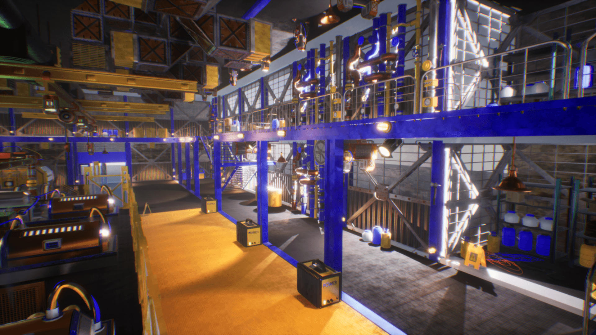 High Quality 3D Models and Game Assets An image showing Industrial Hall asset pack, created with Unreal Engine.