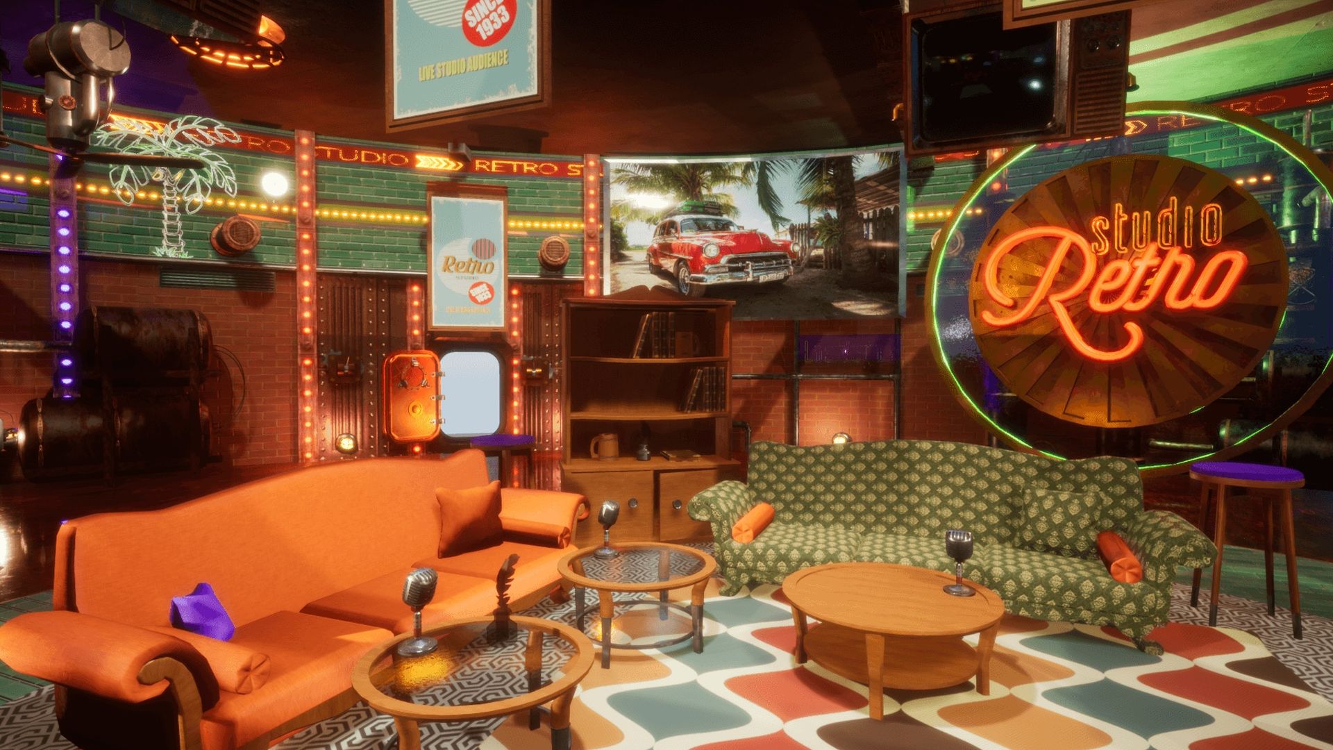 High Quality 3D Models and Game Assets An image showing Retro Studio asset pack, created with Unreal Engine.