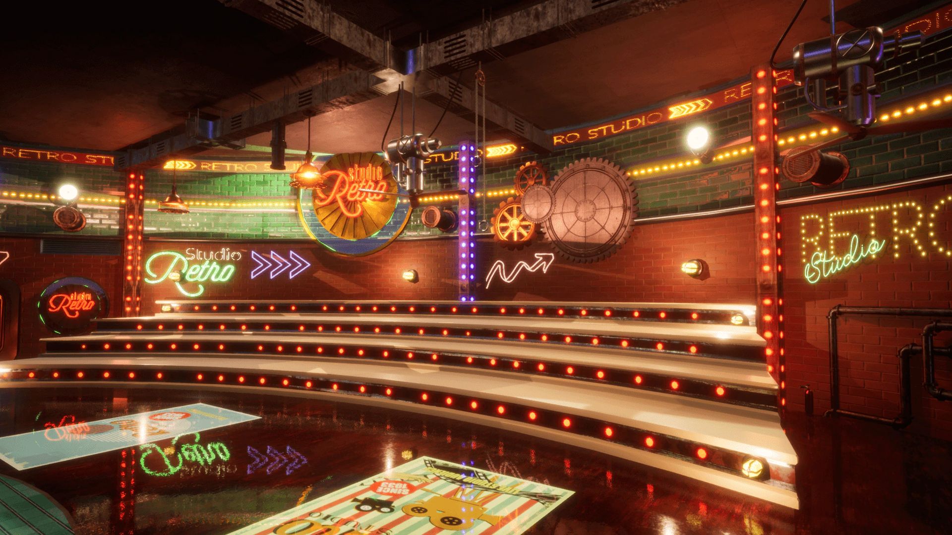 High Quality 3D Models and Game Assets An image showing Retro Studio asset pack, created with Unreal Engine.