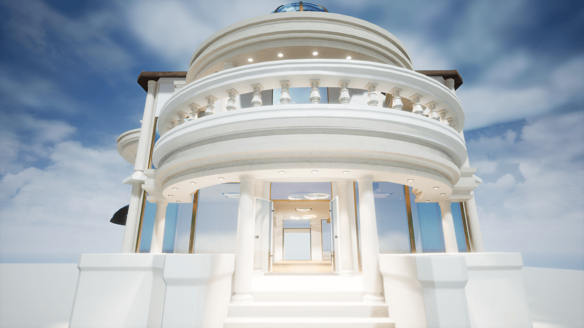 High Quality 3D Models and Game Assets An image showing Glass House asset pack, created with Unreal Engine.