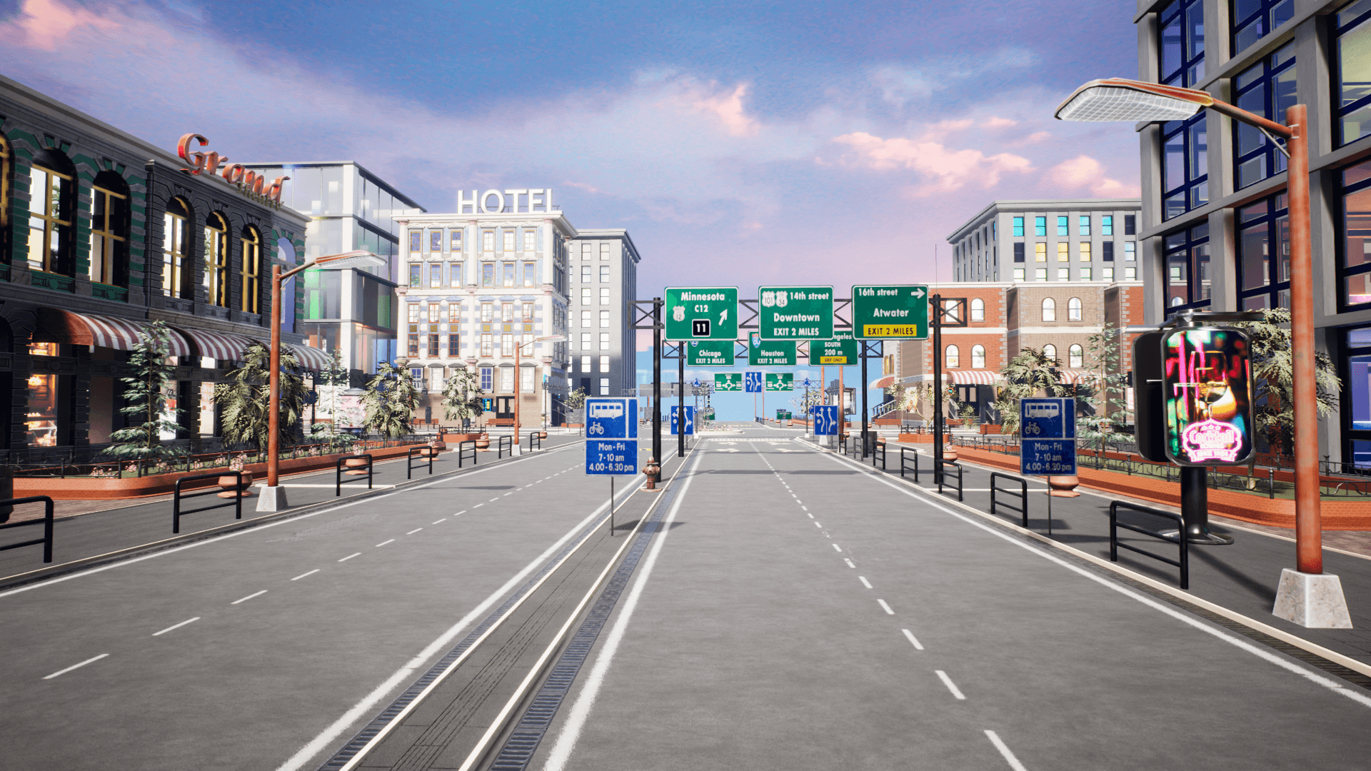 An image showing City Creator asset pack, created with Unreal Engine.