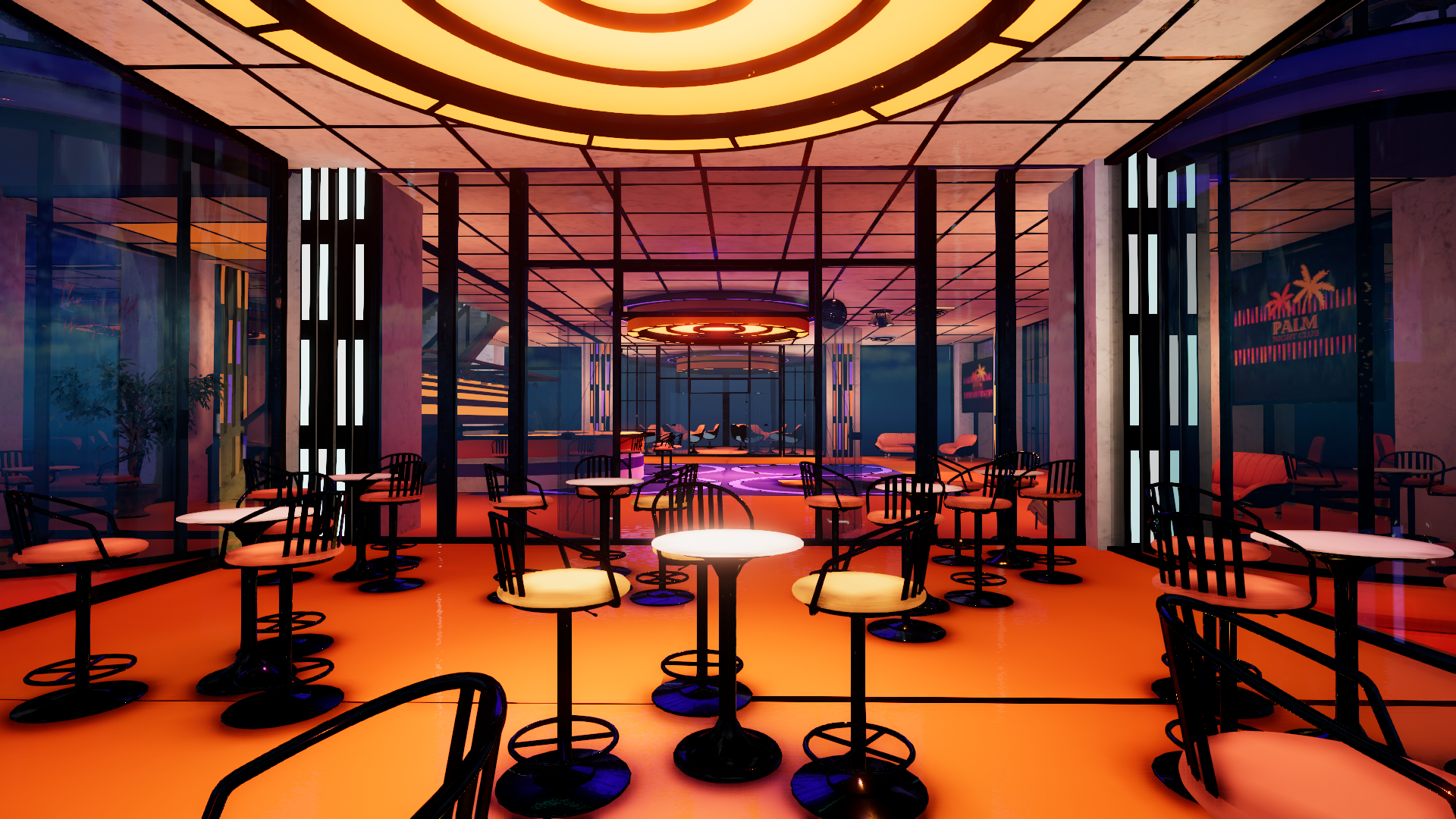An image showing Palm Night Club asset pack, created with Unity Engine
