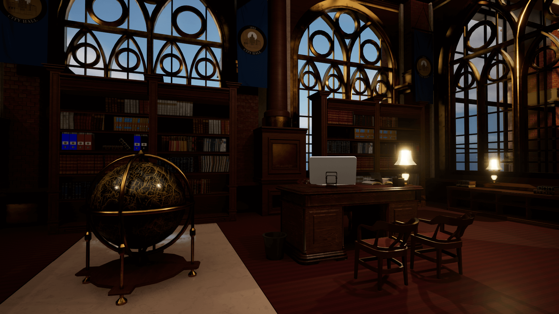 An image showing City Hall asset pack, created with Unreal Engine