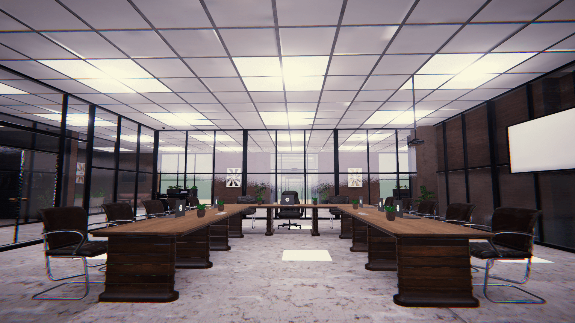 An image showing Modern Offices asset pack, created with Unity Engine