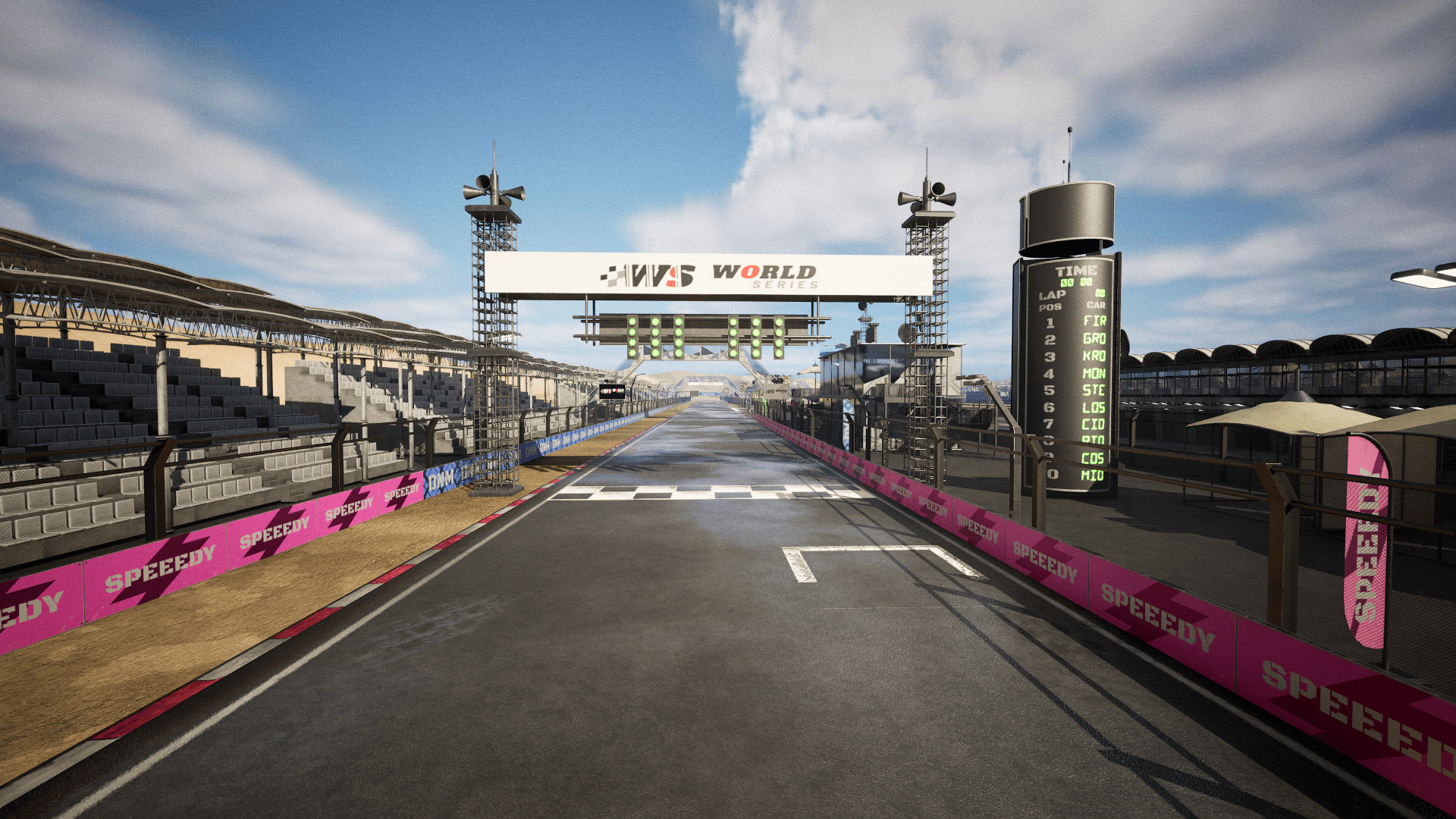 An image showing the Racing Track 2 asset pack, created with Unreal Engine.